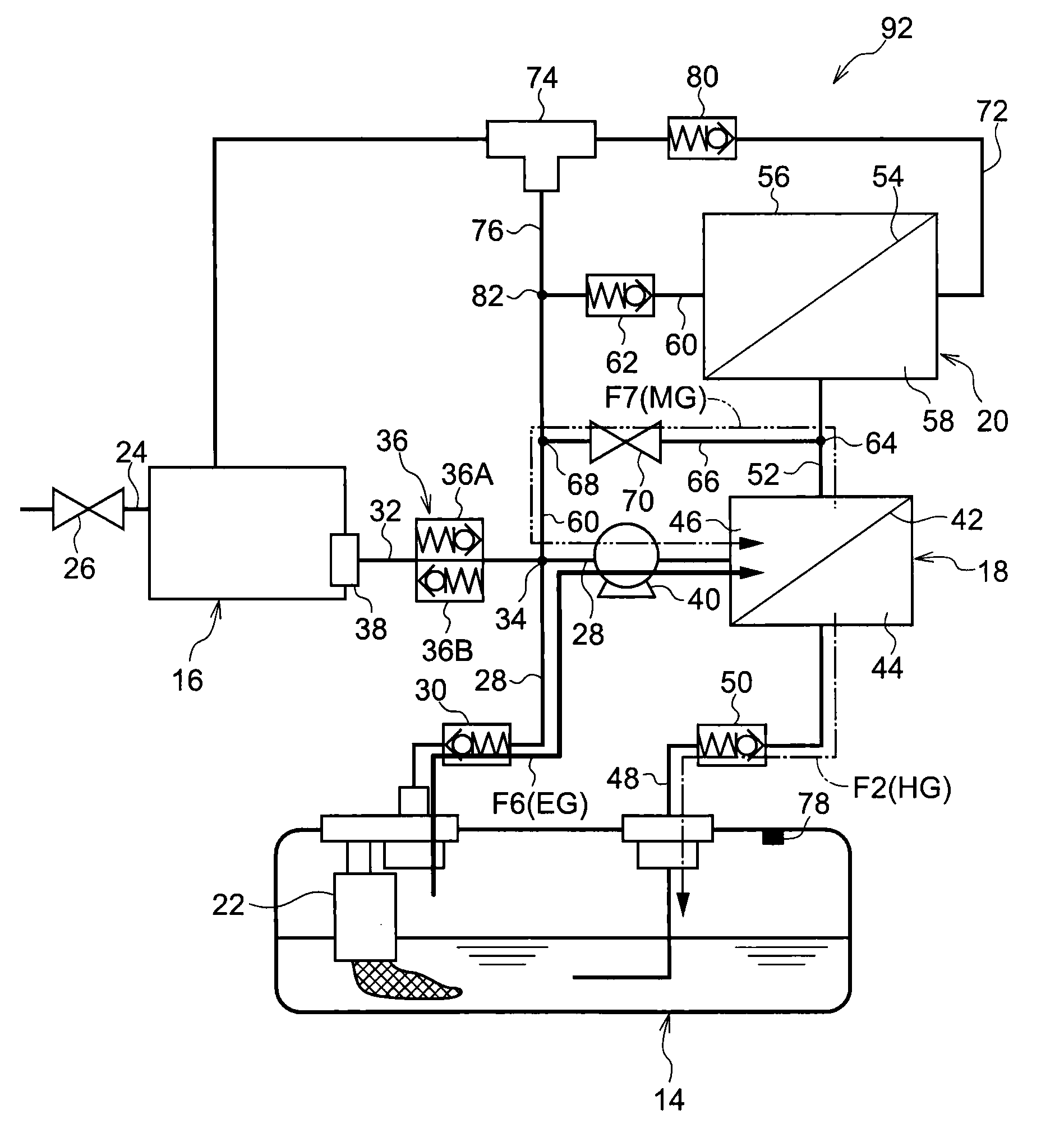 Evaporated Fuel Processing Device