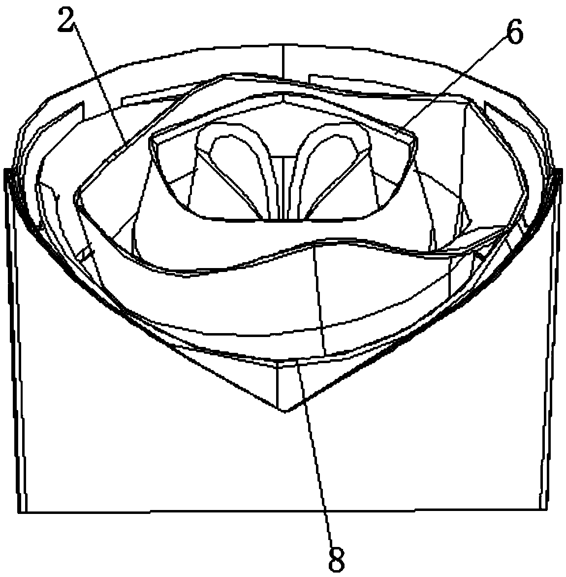 Air outflow structure and air conditioner with air outflow structure