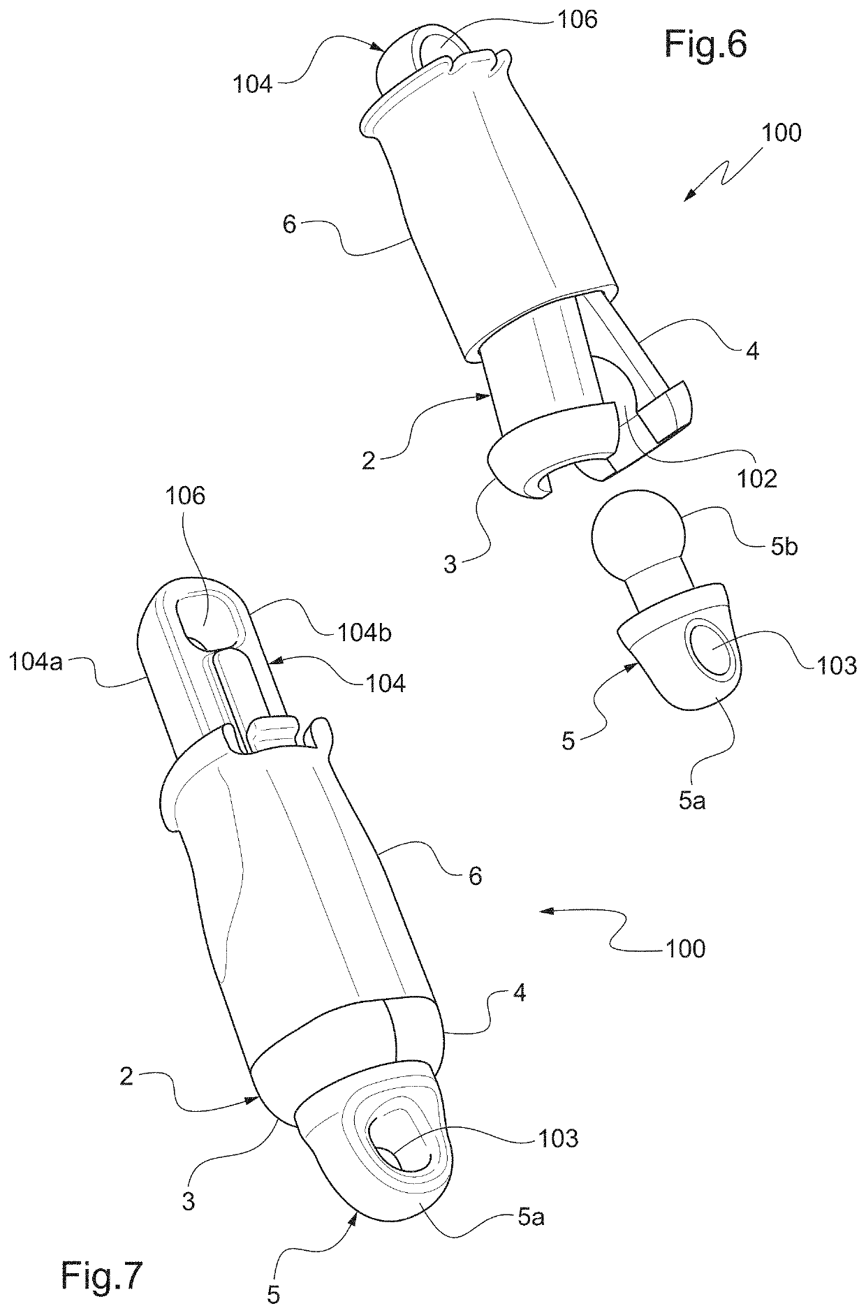 Coupling system, assembly of an equipment rigidly connected to a user and a coupling system and kiteboarding kite bar