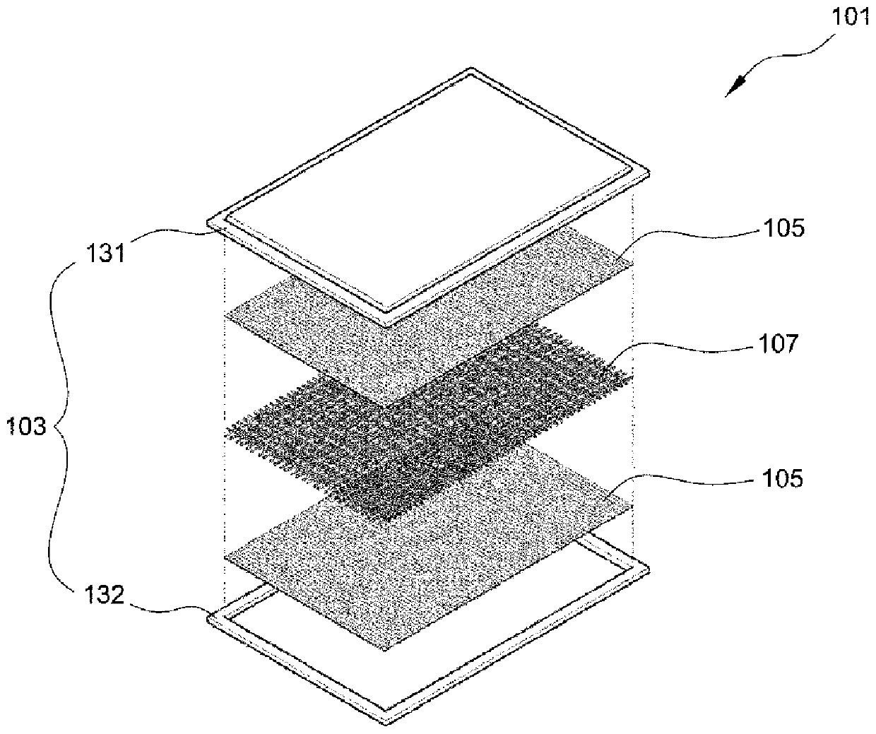 Thin plate-type heat pipe using pipe body and method for manufacturing same