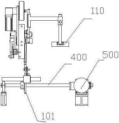 A driving mechanism of a medium-package machine