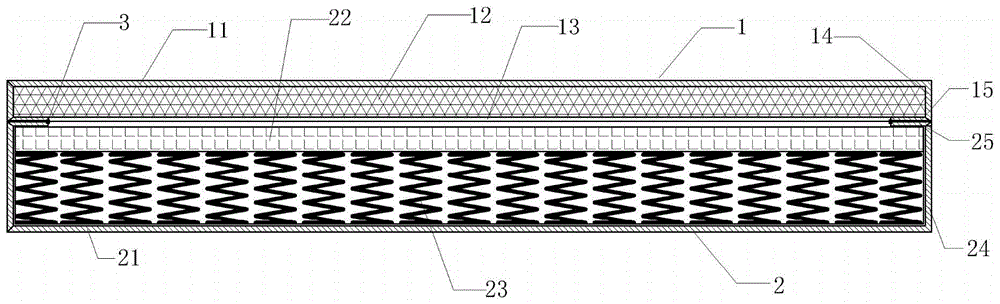 A healthy and environment-friendly biomass mattress provided with a loofah sponge functional layer