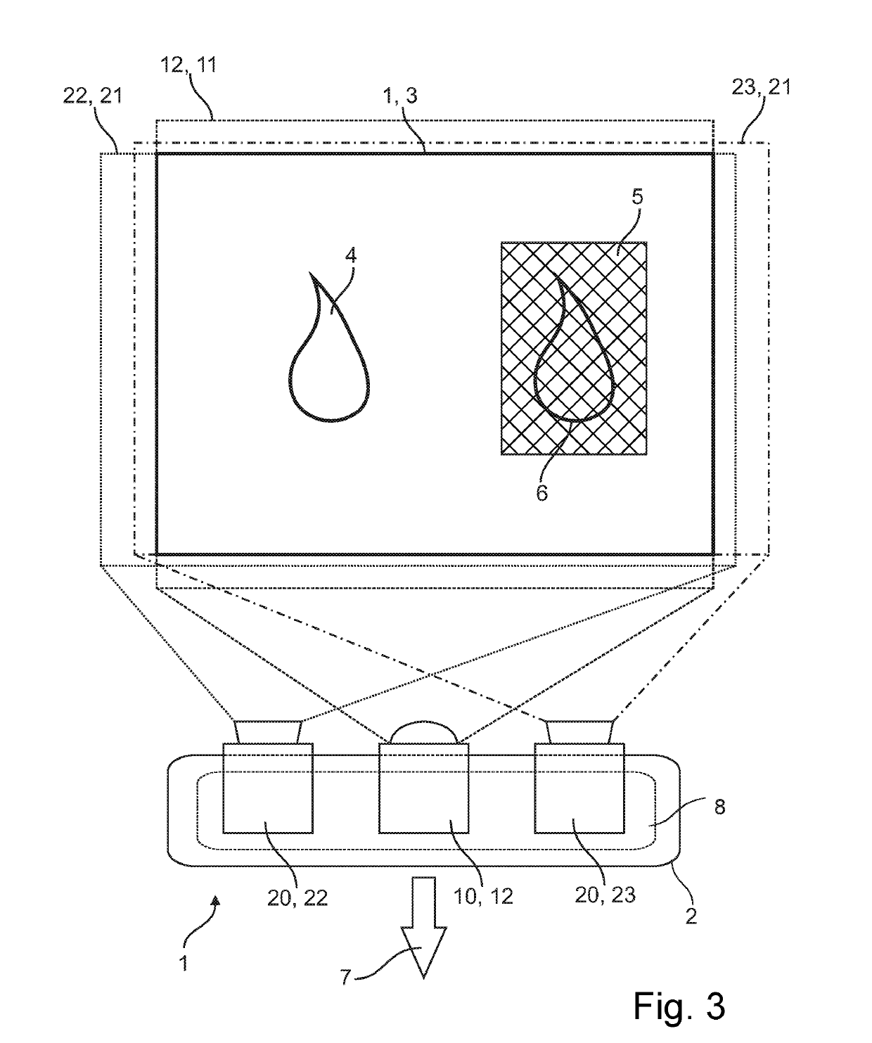 Process and detector system for detecting a flame event