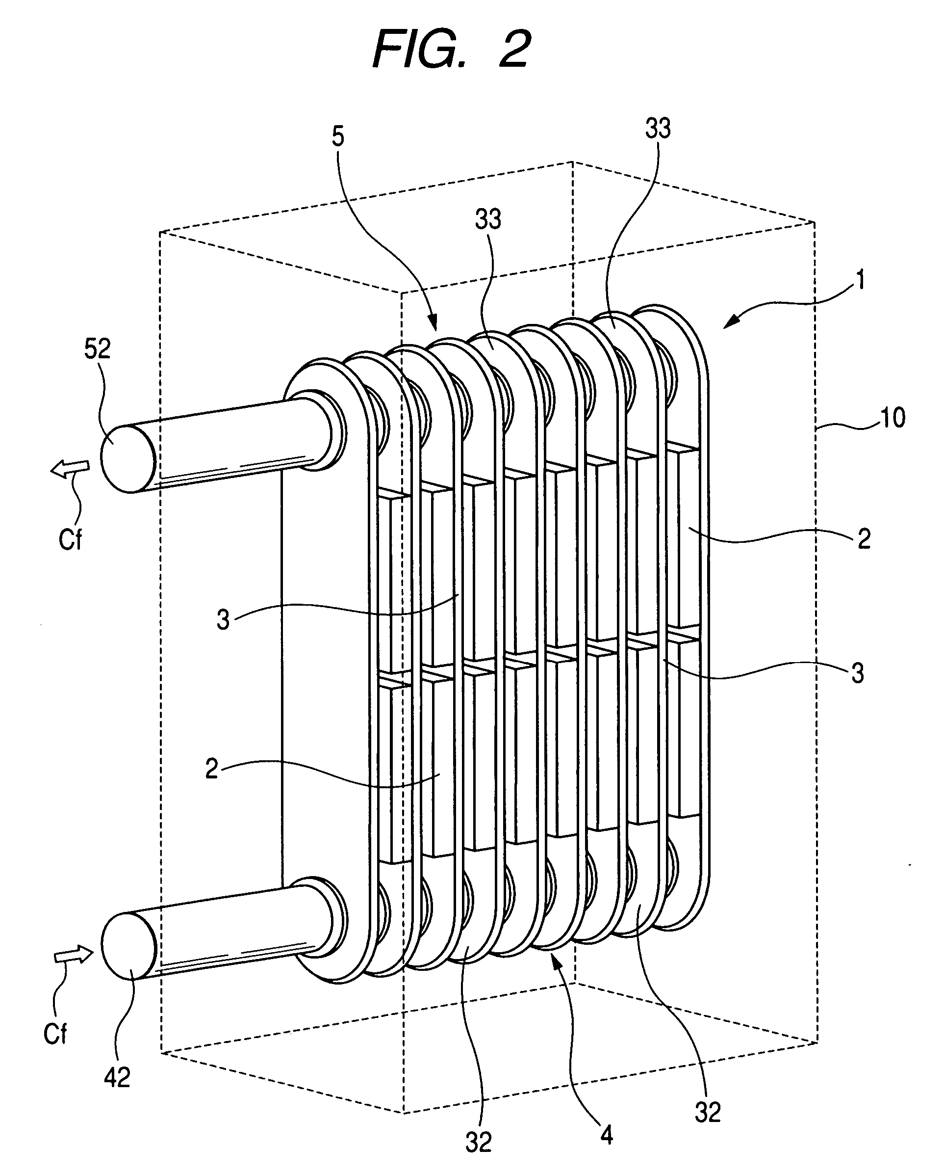 Liquid-cooled semiconductor unit for cooling high-power semiconductor elements that are enclosed in modules