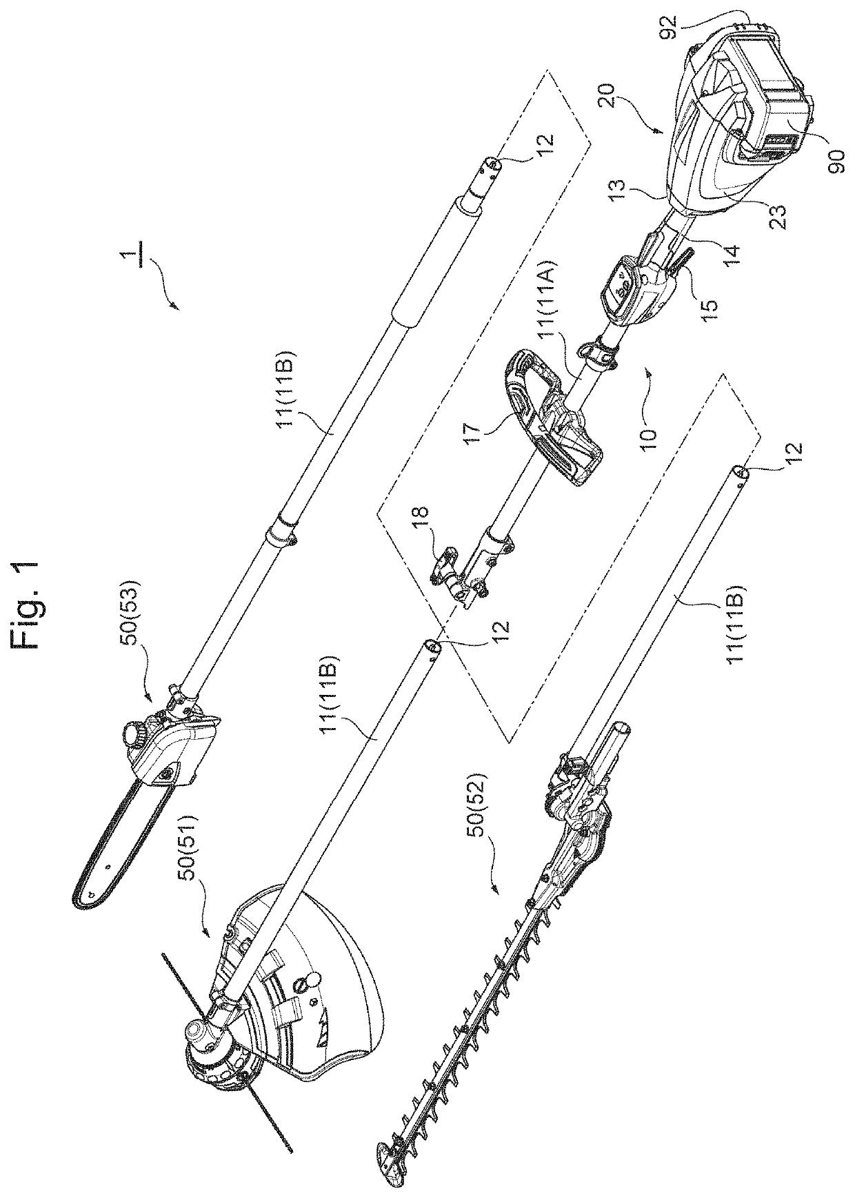 Electric working machine and method for assembling the same