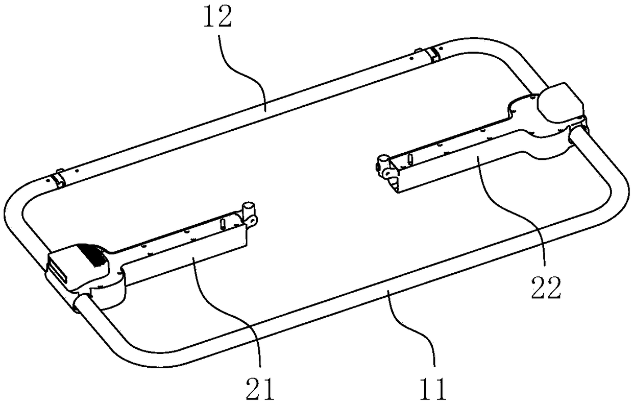 Bedside bed convenient to assemble and disassemble