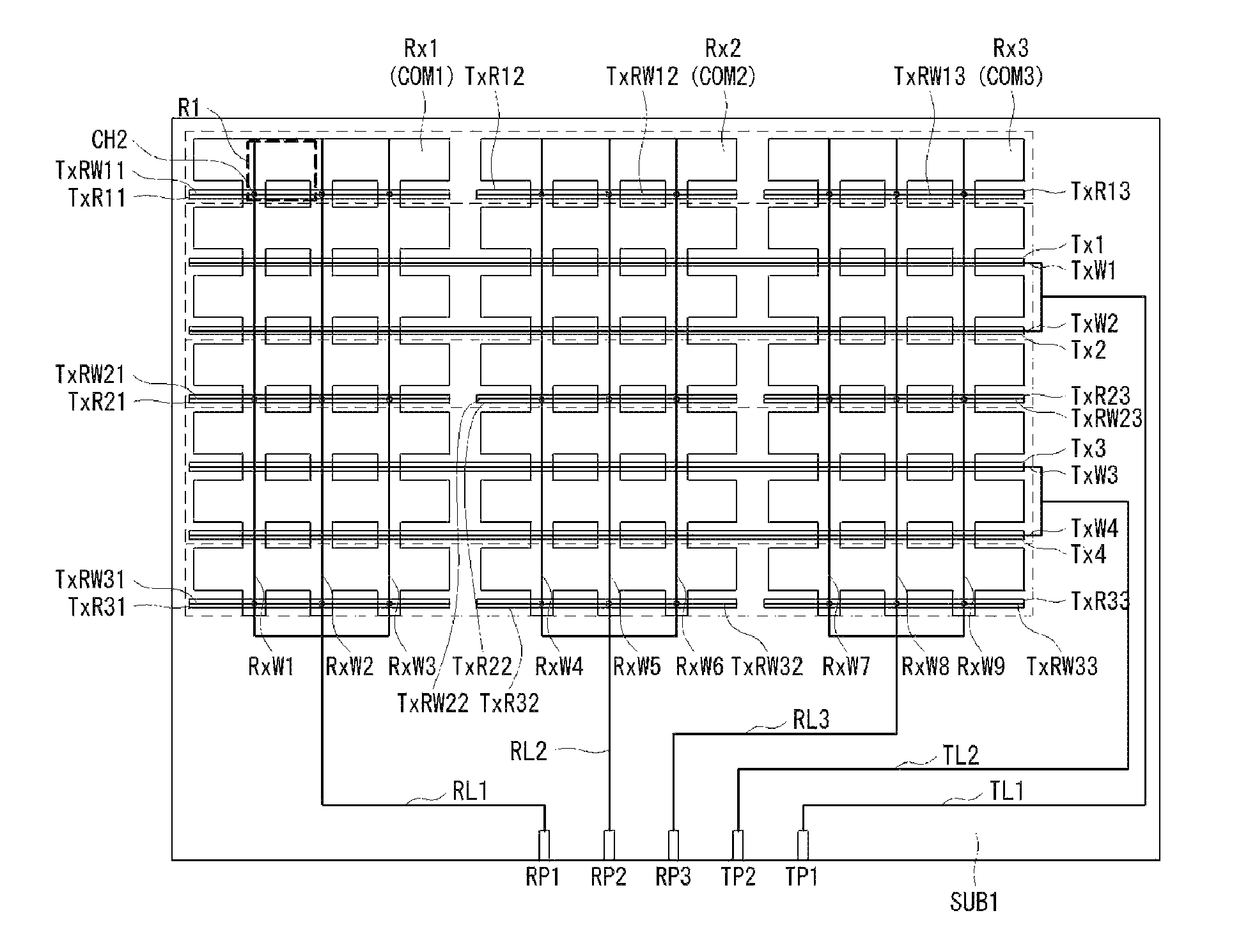 Touch sensor integrated type display device