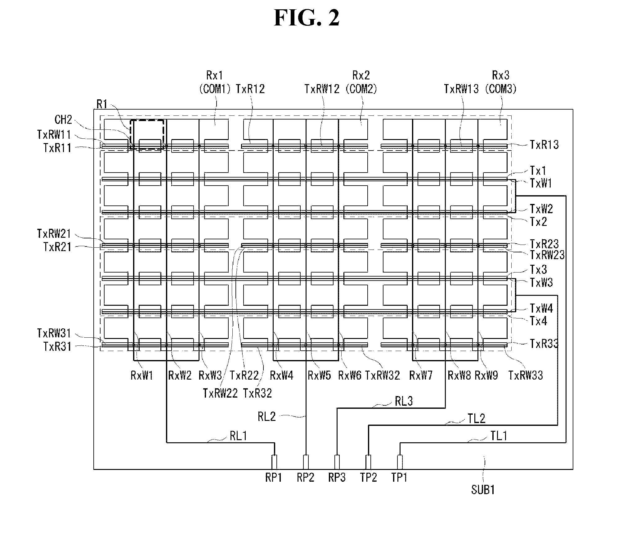 Touch sensor integrated type display device