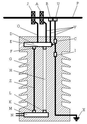 Composite power supply-based device for detecting comprehensive parameters of high voltage system on line