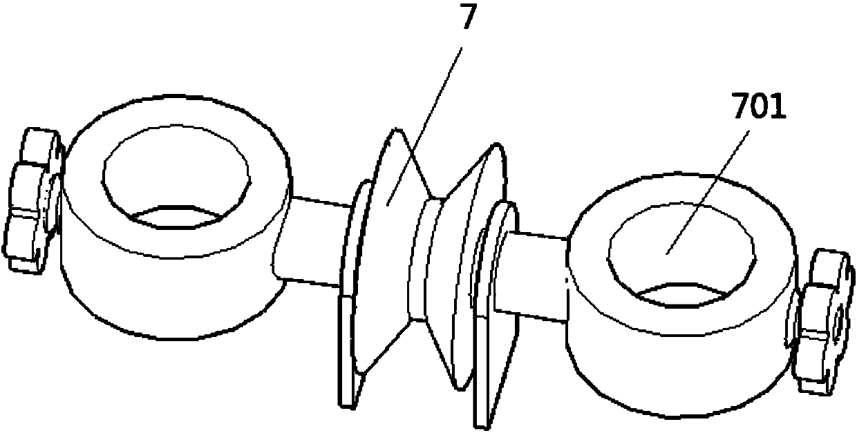 Metal U-shaped pressing wire vertical machine structure