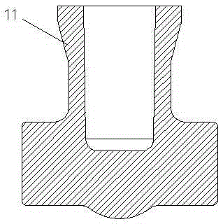 Multidirectional die-forging forming die and forming method of valve forge part with main flange