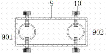 Rotation type automatic dewatering umbrella stand