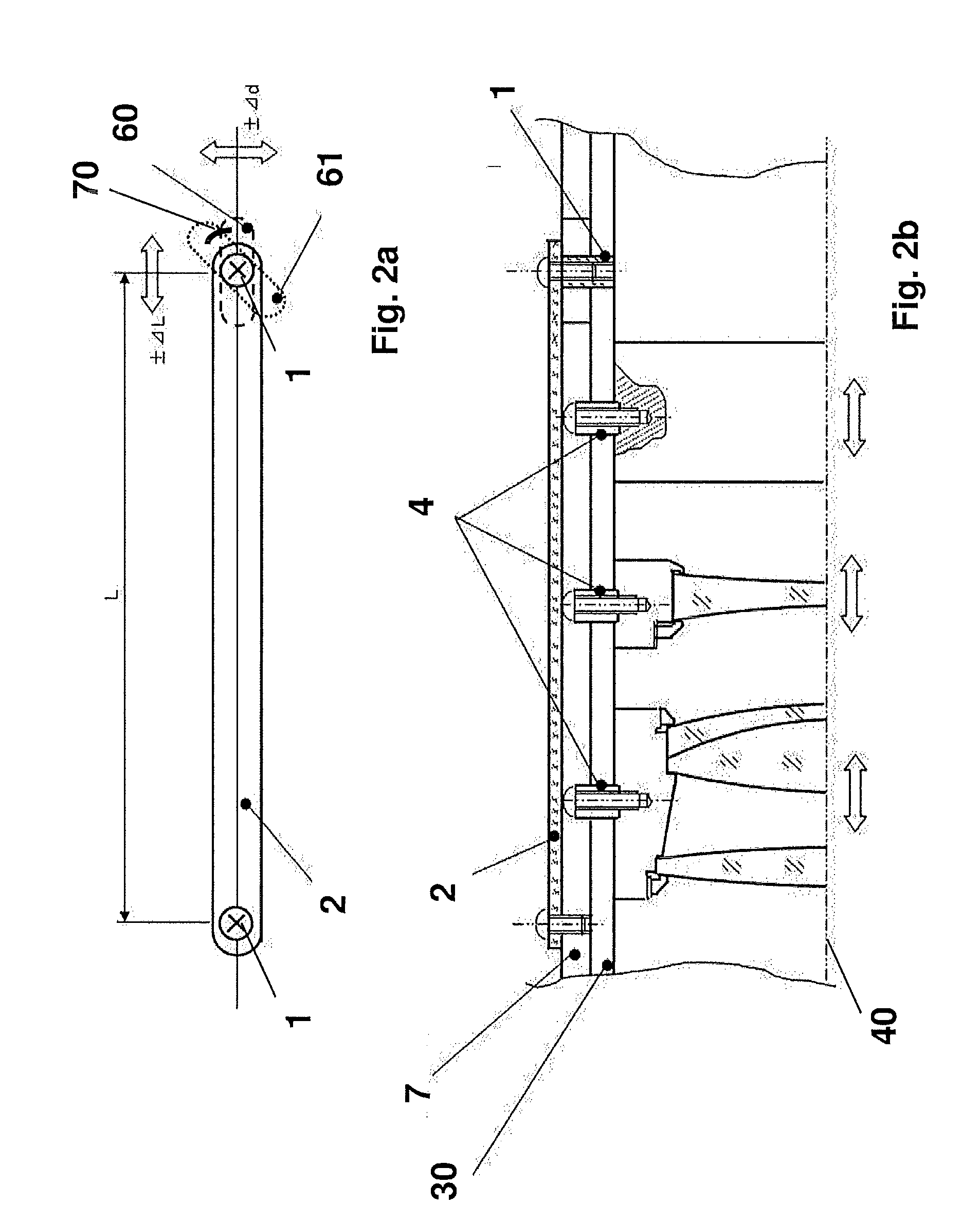 Structure and method for compensating temperature dependent magnification and focus change