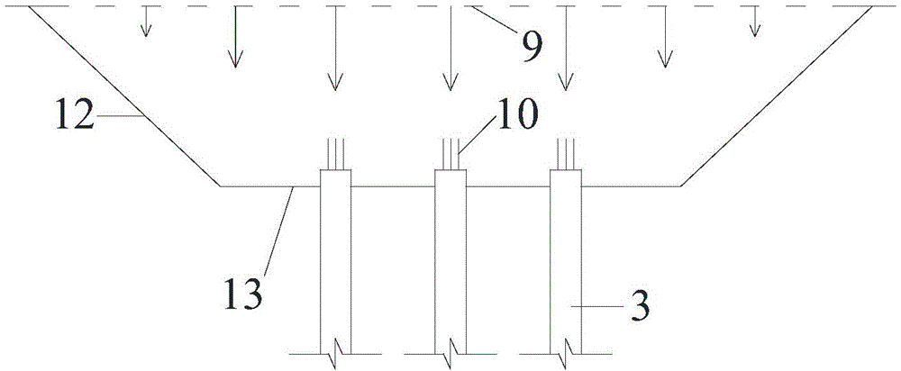 Ultrasoft soil brick molding bed auxiliary bearing platform structure and construction method thereof