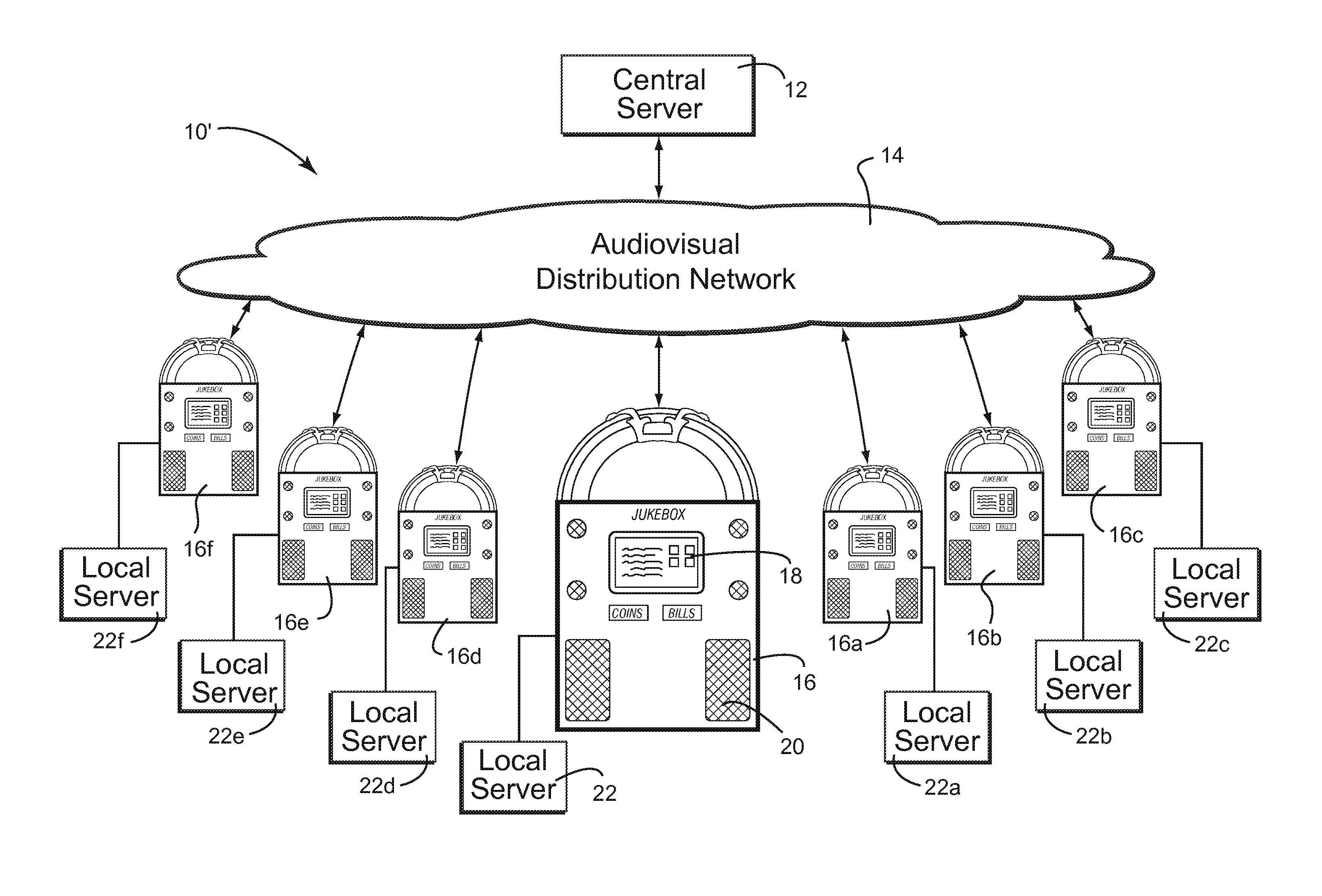 Digital downloading jukebox system with user-tailored music management, communications, and other tools