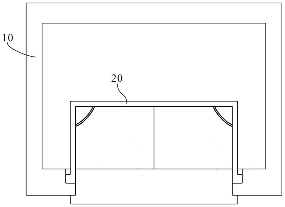 Isostatic pressing device, dry bag type isostatic press and isostatic pressing method