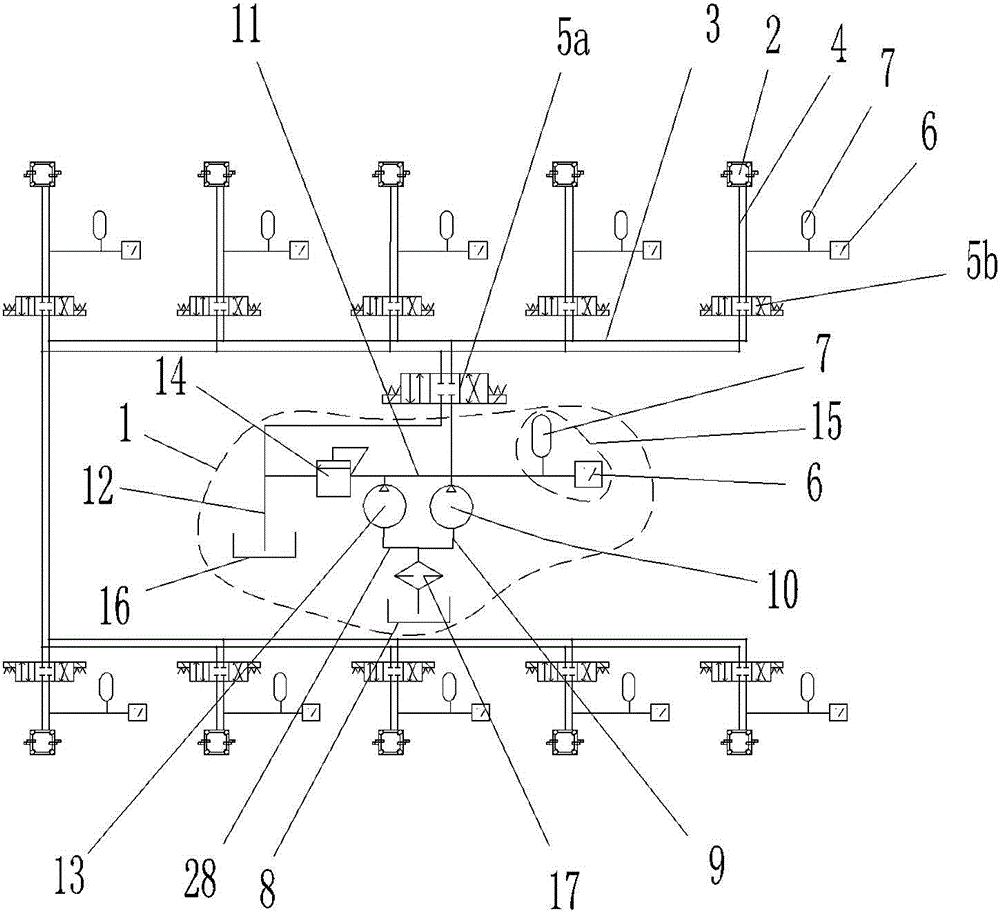 Mining hydraulic supporting device