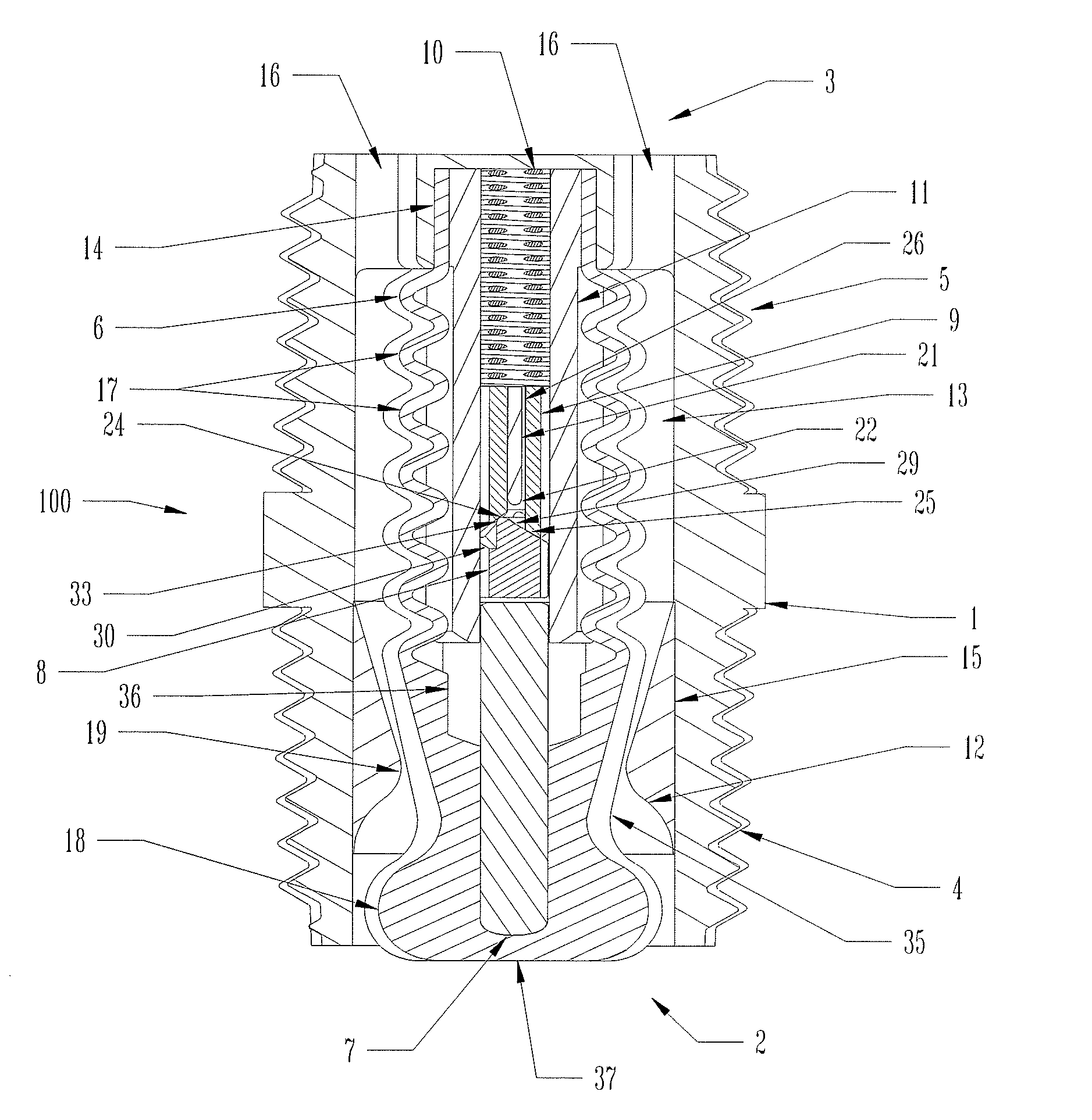 Alternating state flow valve