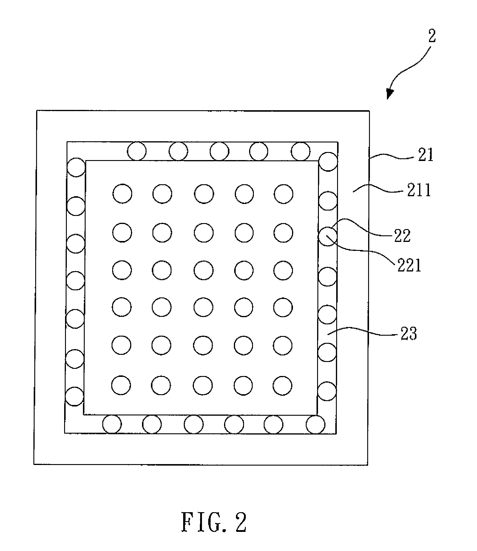 Silicon Substrate Having Through Vias and Package Having the Same
