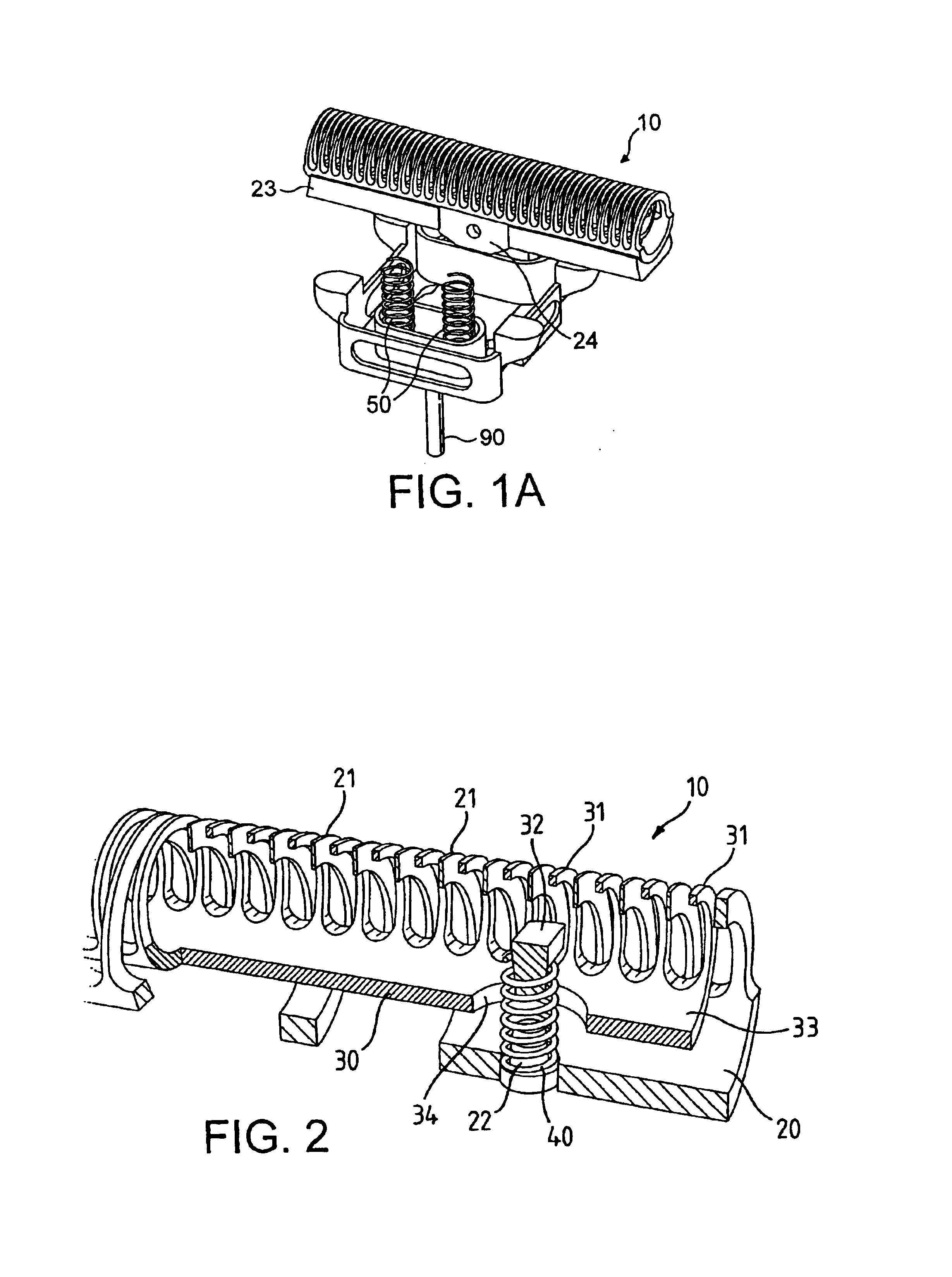 Undercutter for a shaving apparatus