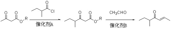 Method for preparing 5-methyl-2-hepten-4-one