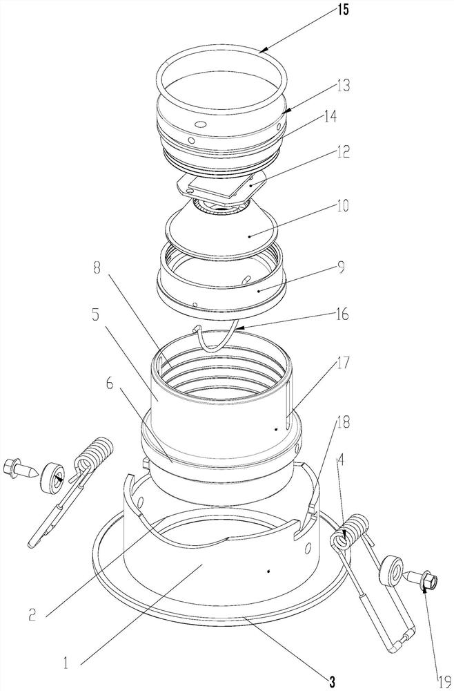 Down lamp with adjustable irradiation range