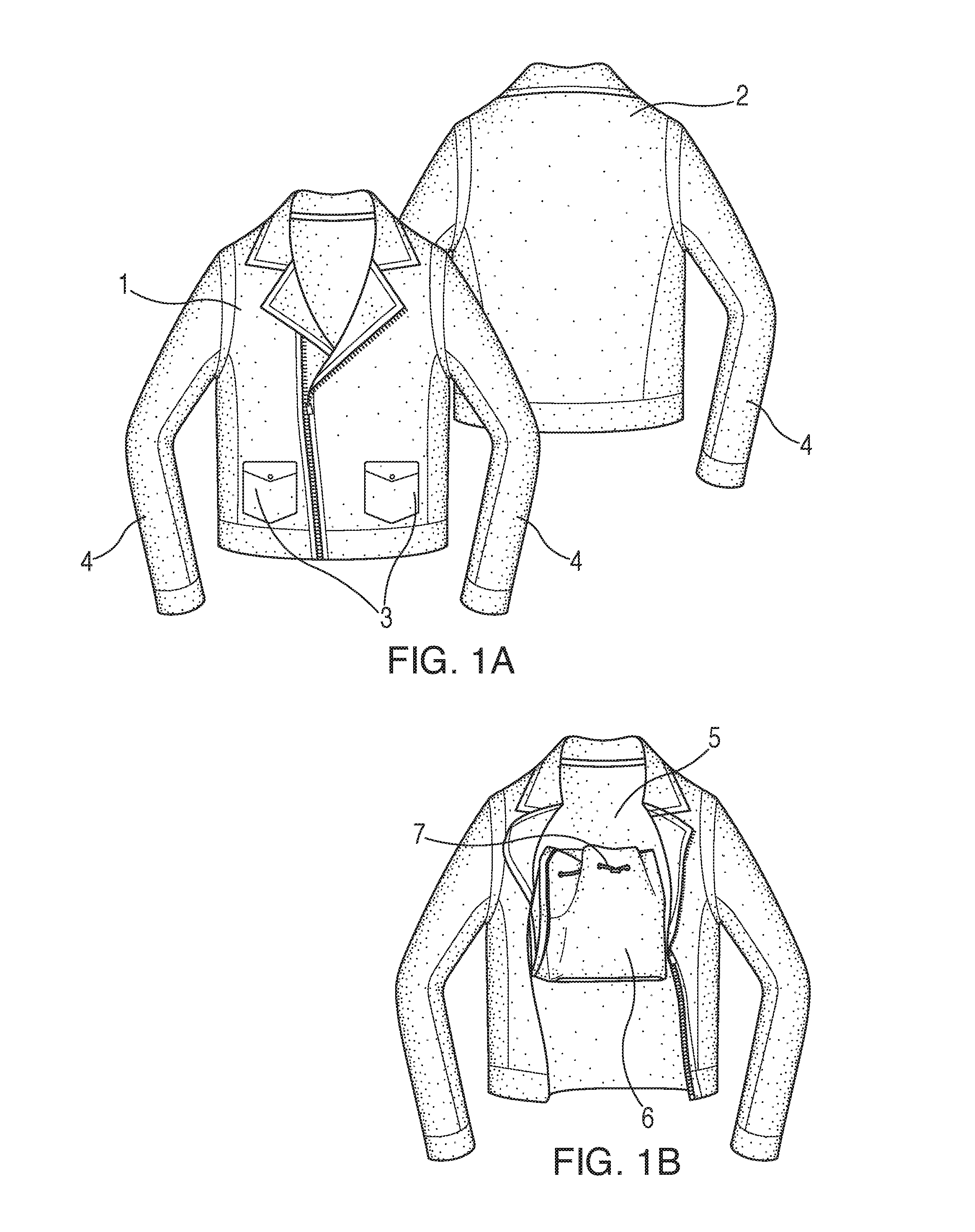 Convertible jacket and bag