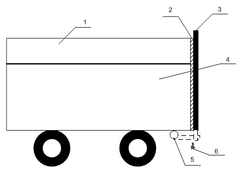 Anti-drip system for dump trucks transporting wet materials