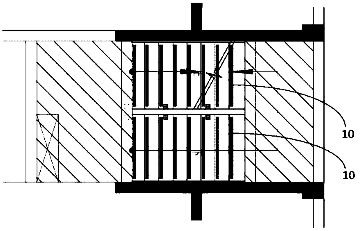 Prefabricated stair temporary support device and application and construction methods thereof