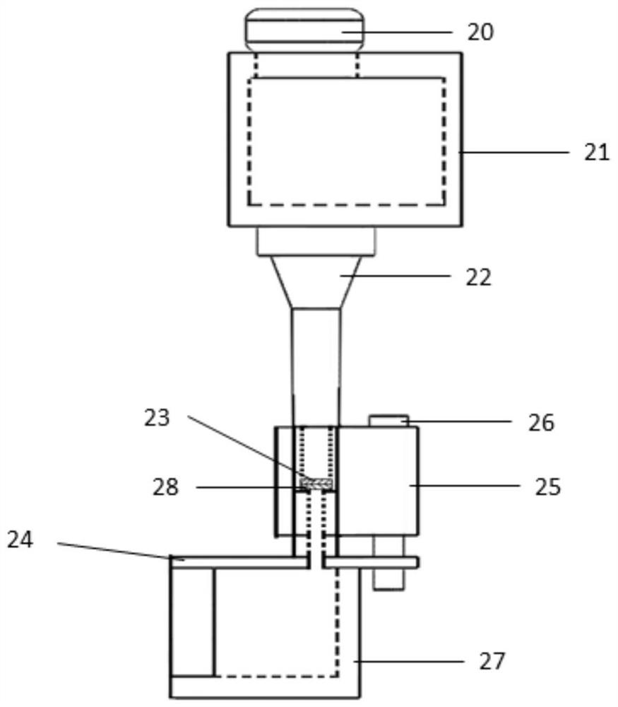 Convection PCR amplification detection system and convection PCR amplification detection method