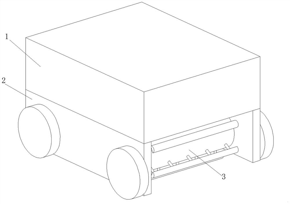 Soil cleaning device for municipal road