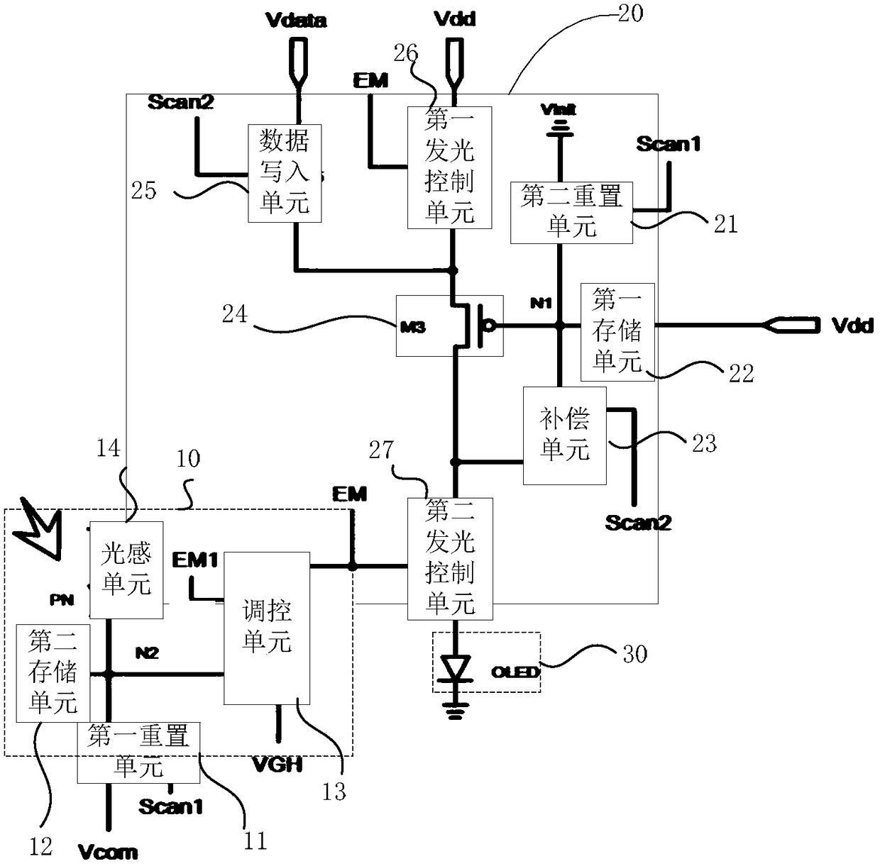 A pixel circuit, its driving method, and a display device