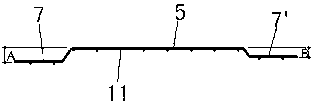 Prefabricated panel connection structure of large double walls