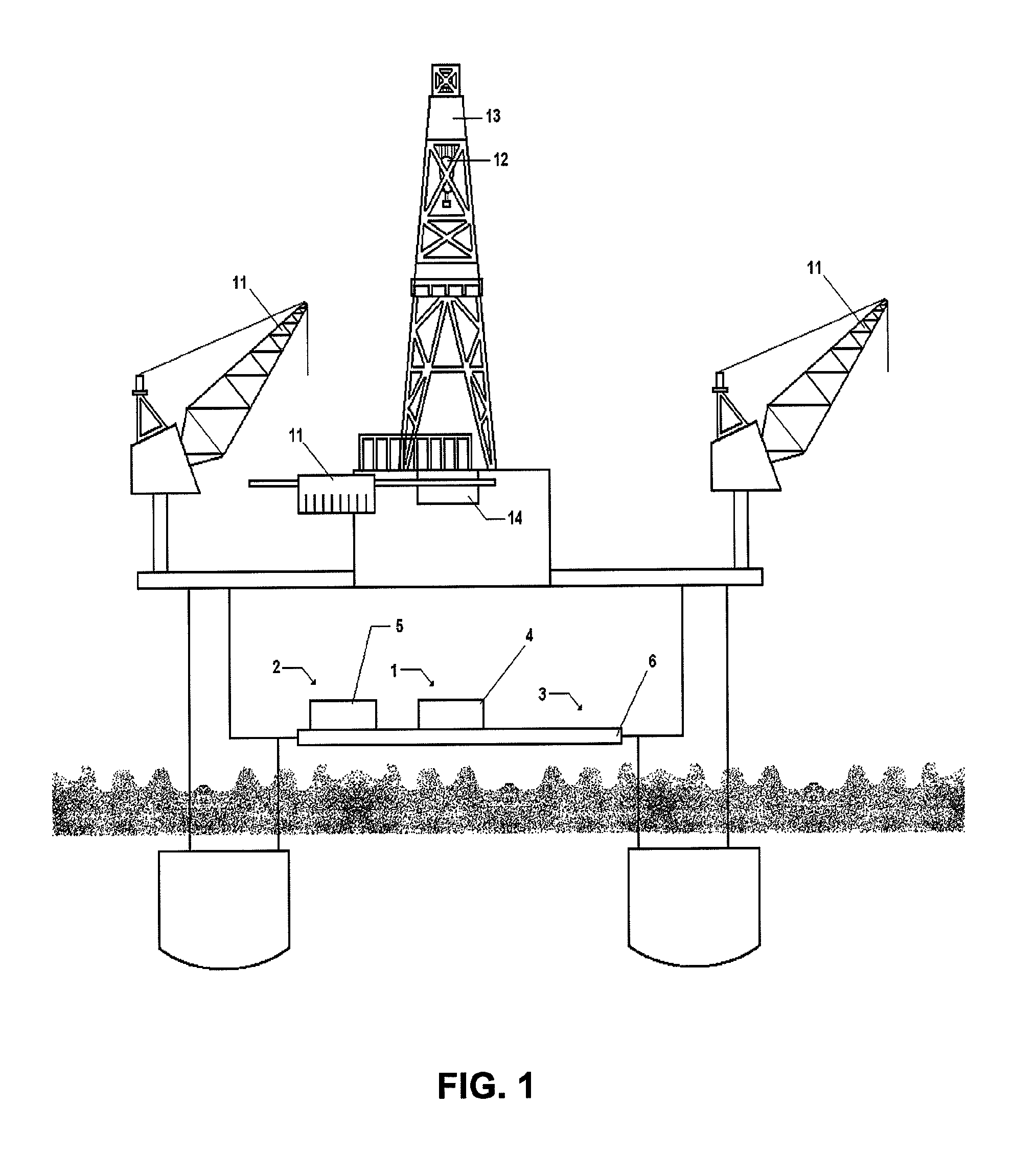 System and method for simultaneous sea drilling operations