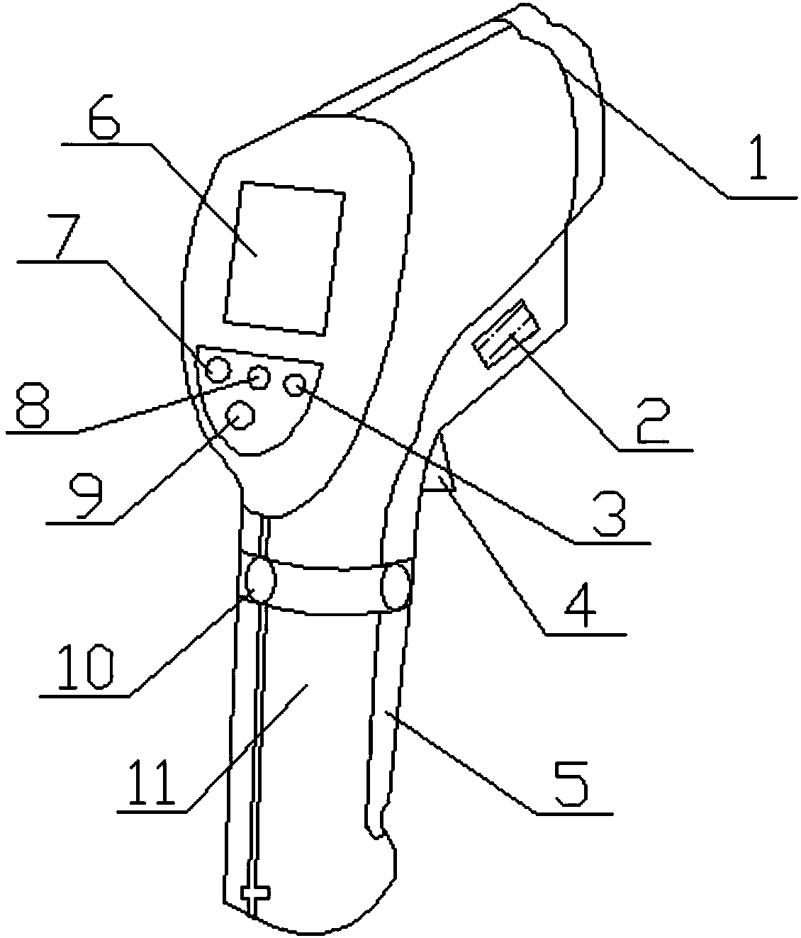 Novel infrared temperature detection instrument