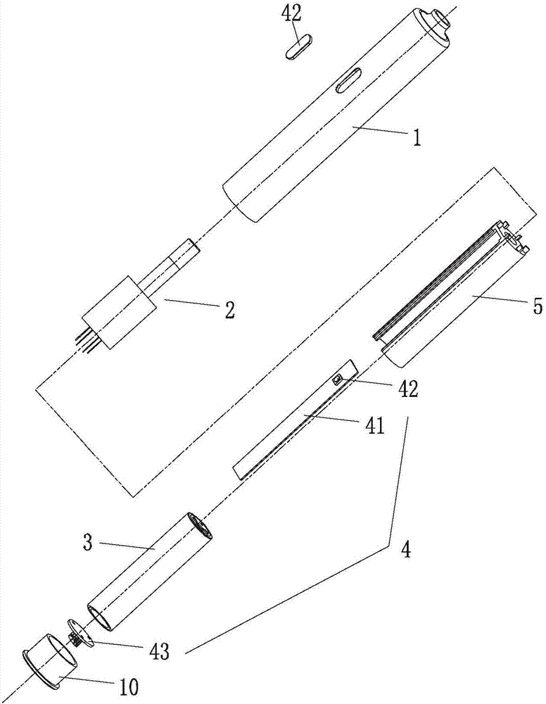 Electronic smoking tool capable of assisting in smoking
