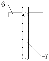 Release agent brushing device for mold