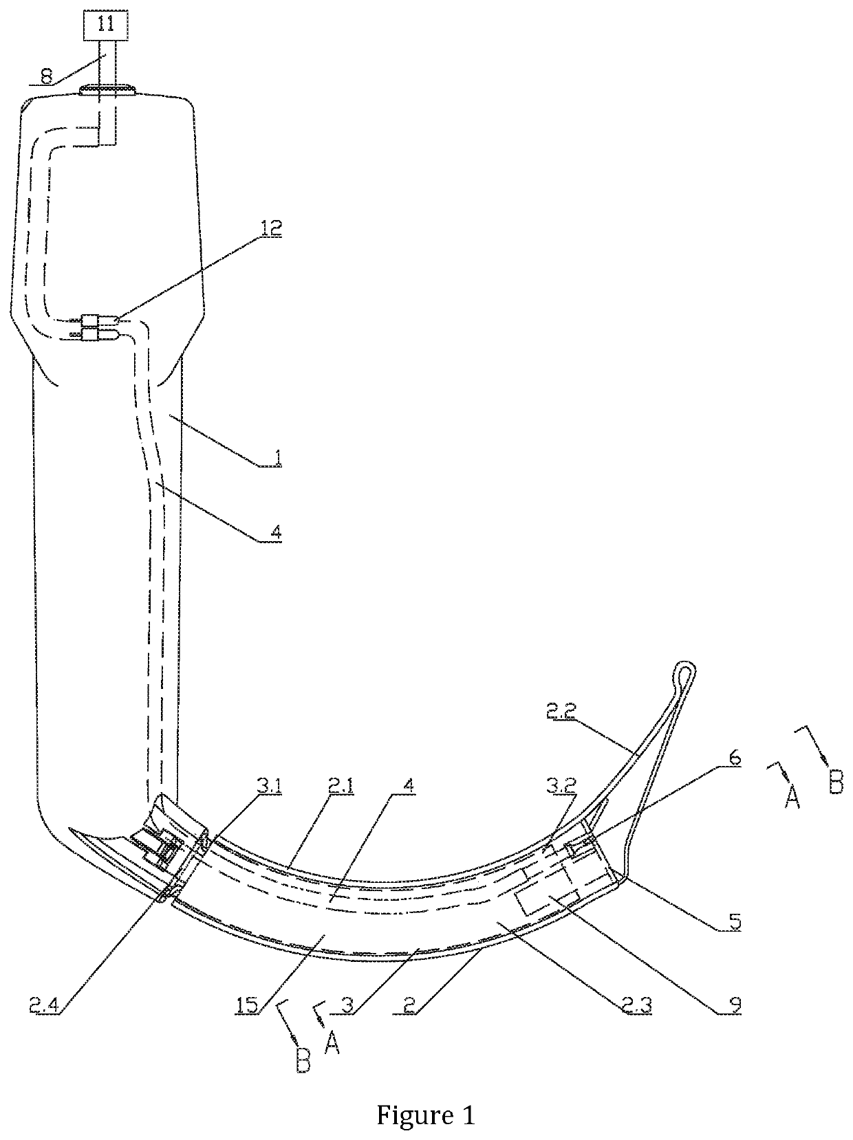 Ventilatory laryngoscope with disposable laryngoscope lens