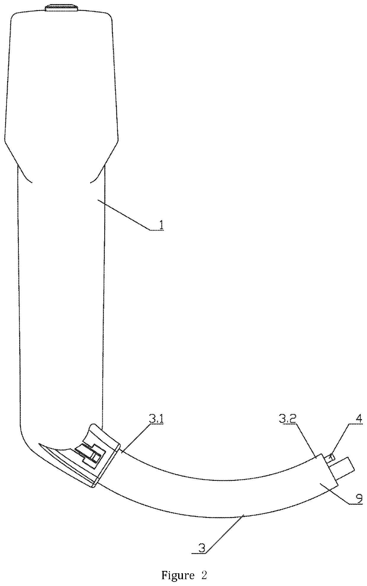 Ventilatory laryngoscope with disposable laryngoscope lens