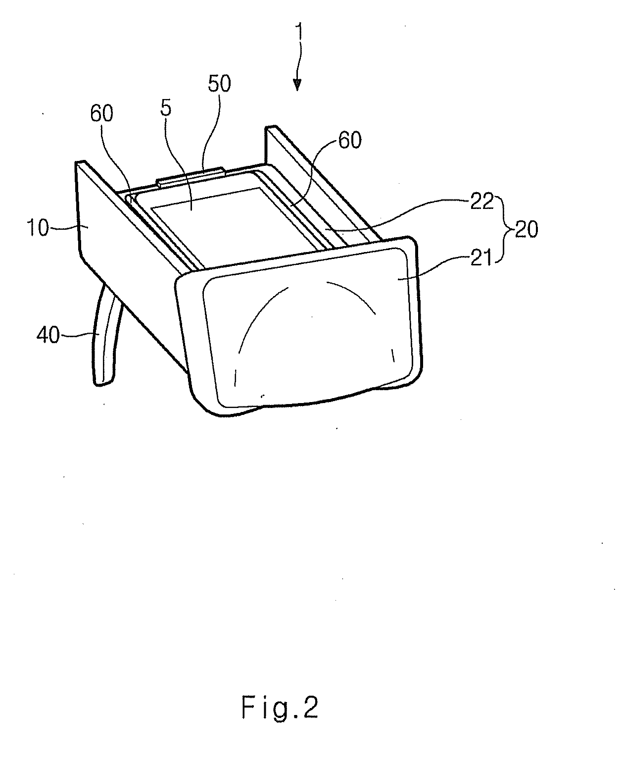 Device for accommodating electronic appliance for vehicle