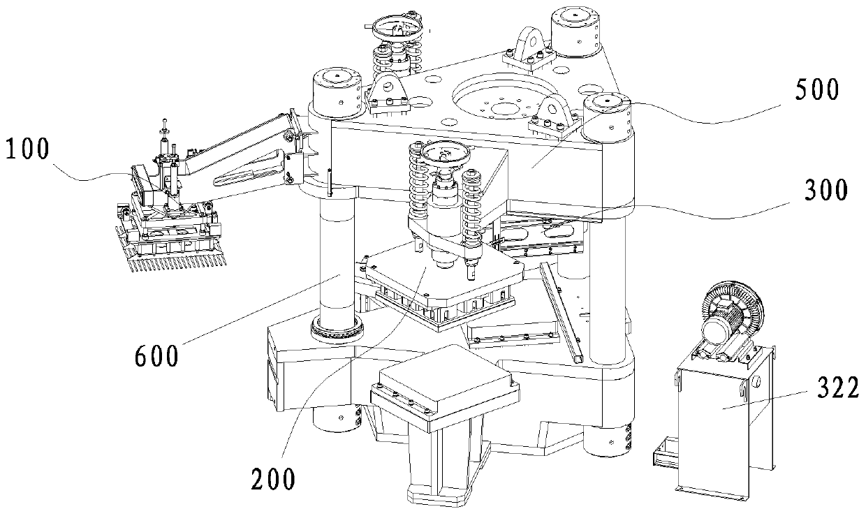 Forming mechanism of brick press