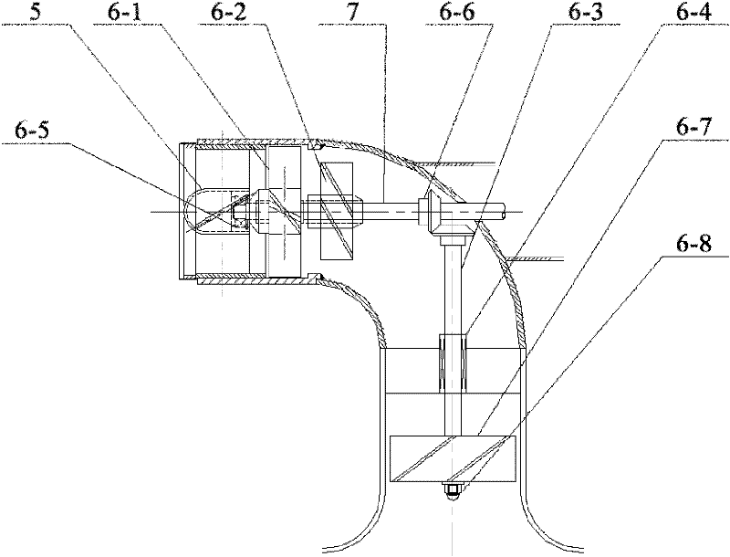 Self-sustaining type electricity generating device based on pipeline oil transportation power
