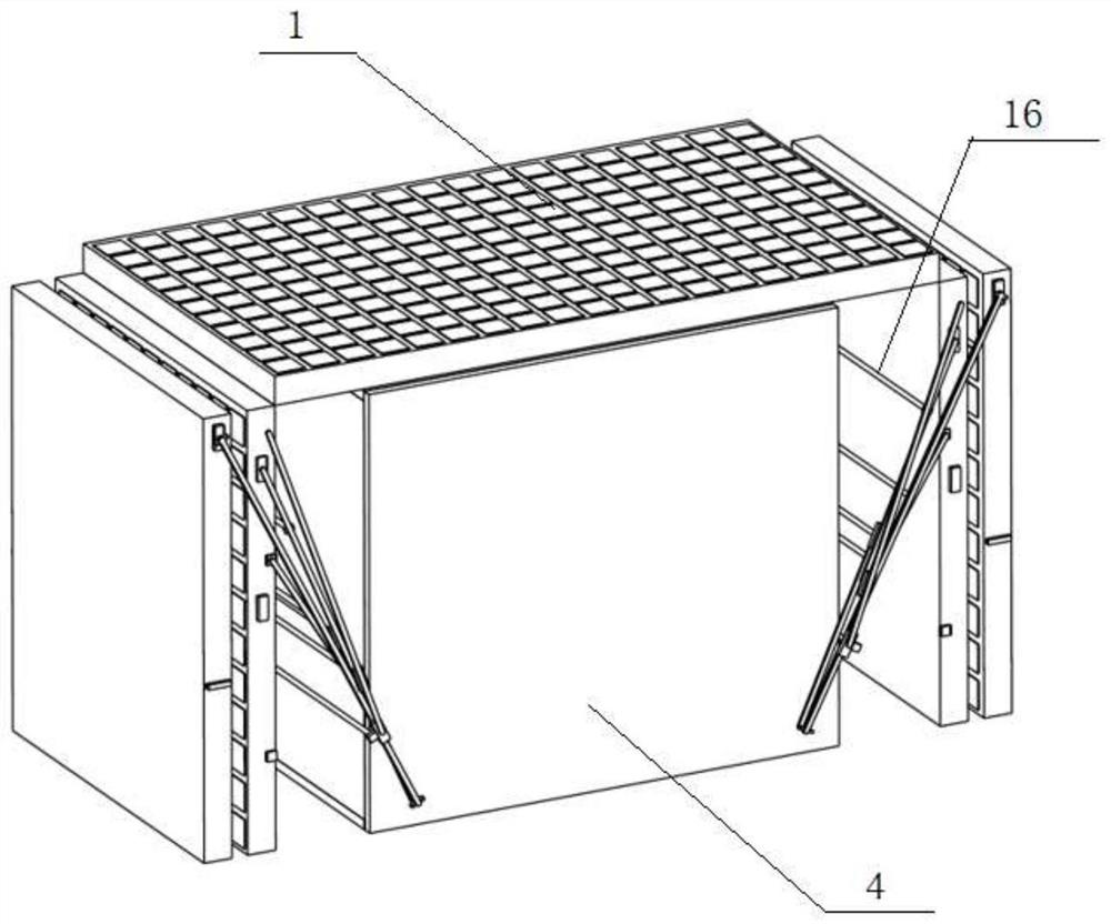 Device for unfolding microsatellite SAR (Synthetic Aperture Radar) antenna