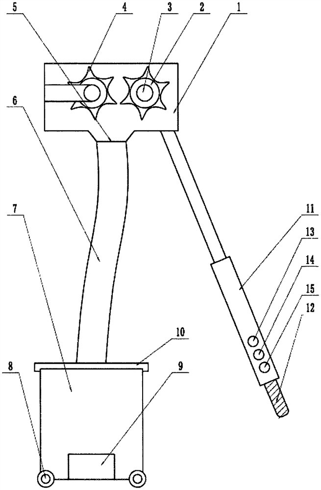 Chinese prickly ash picking device