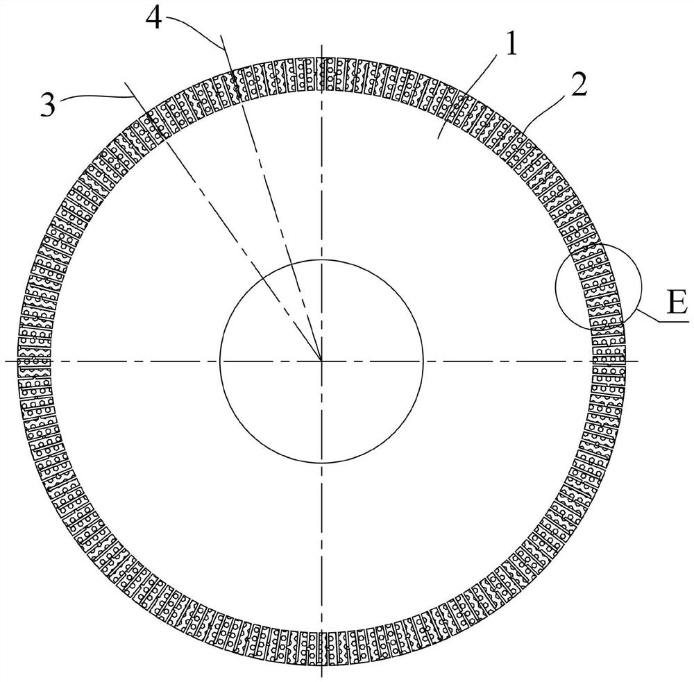 Composite structure cup-shaped grinding wheel