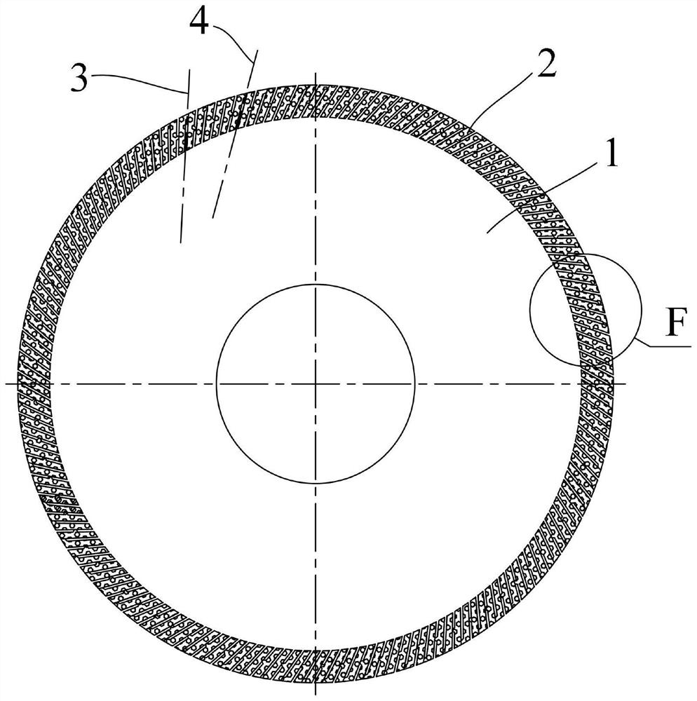 Composite structure cup-shaped grinding wheel