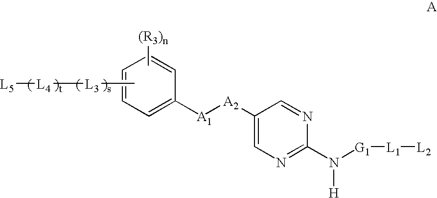2-amino--5-substituted pyrimidine inhibitors