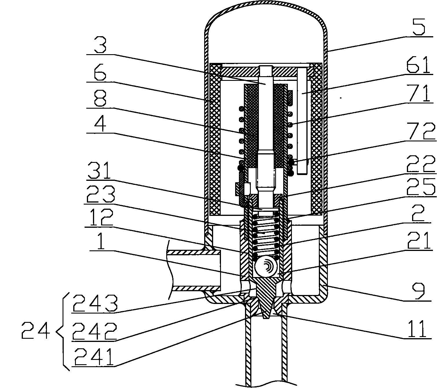 Electrically operated valve and heat exchange device comprising same