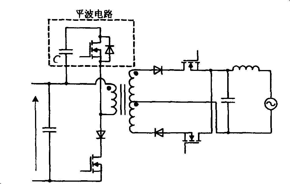 Soft switch back exciting converter used for solar energy photovoltaic generation incorporate in power network