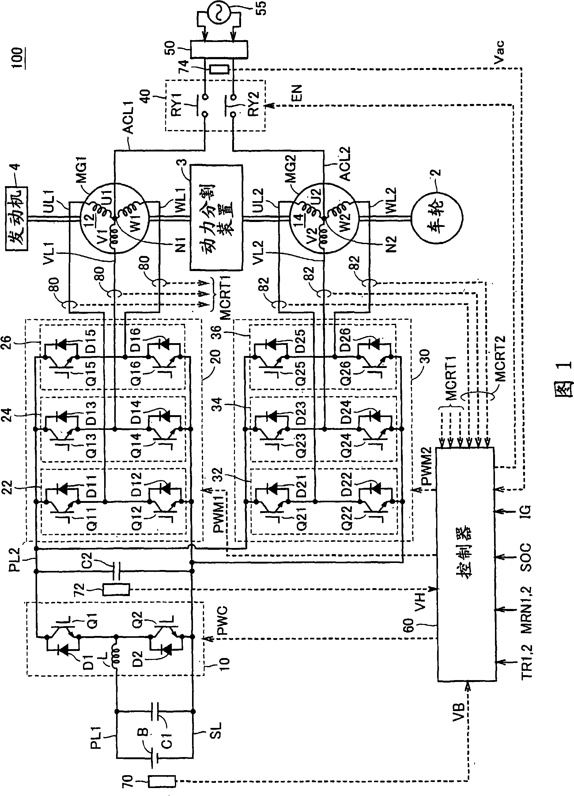 Charge control apparatus, electrically powered vehicle and electric storage charge control method